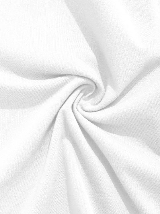 2 Pieces Letter Short Sleeves T Shirts - Grafton Collection