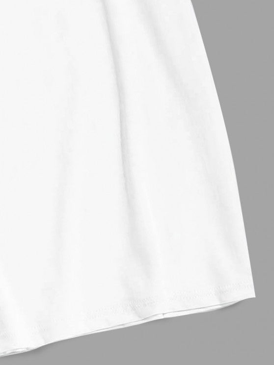 2 Pieces Letter Short Sleeves T Shirts - Grafton Collection