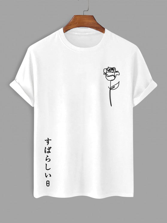 2 Pieces Letter Short Sleeves T Shirts - Grafton Collection