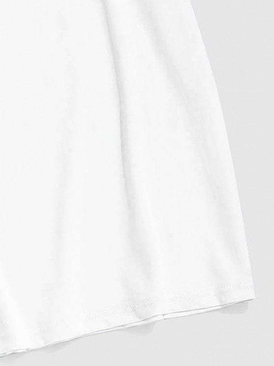 Pattern T Shirt And Cargo Pants Set - Grafton Collection