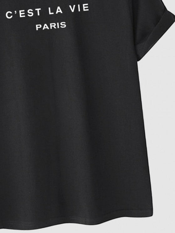 Casual T-Shirt And Drawstring Shorts Set - Grafton Collection