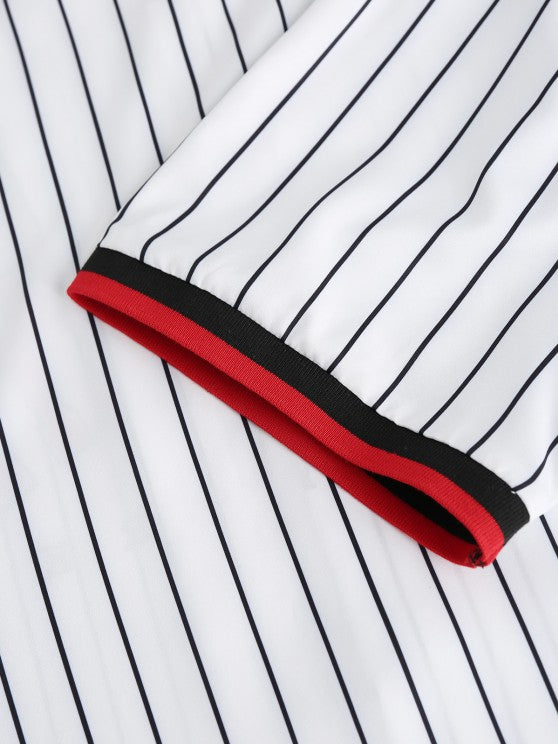 Brooklyn Striped Pattern Shirt And Shorts Set - Grafton Collection