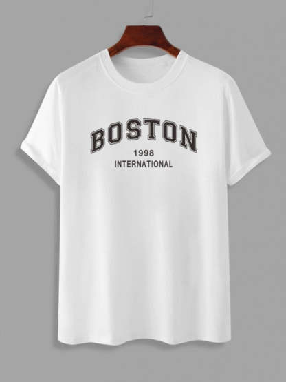 Boston Print And Pocket Shorts Set - Grafton Collection