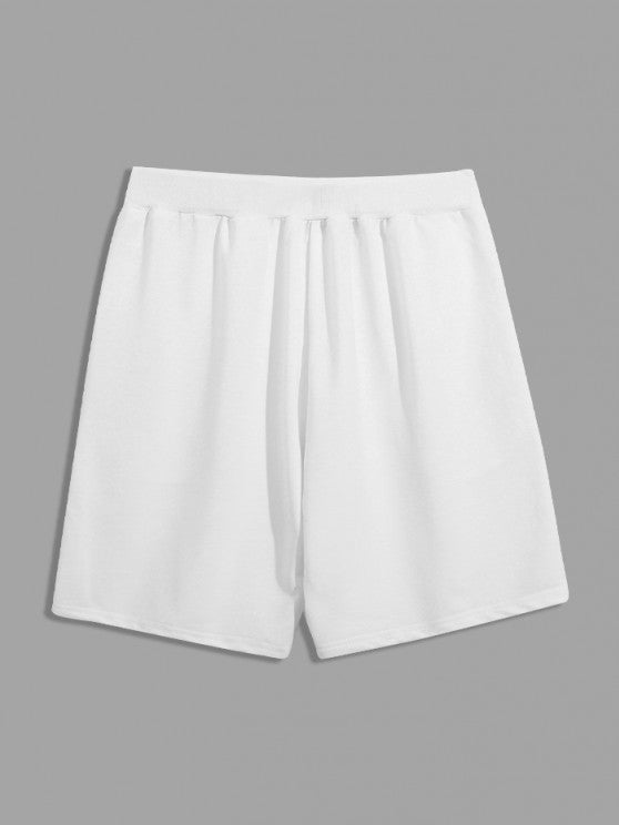 Boston Print And Pocket Shorts Set - Grafton Collection