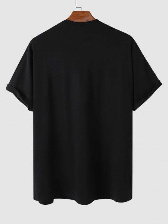 Printed Short Sleeves T-Shirt And Shorts - Grafton Collection