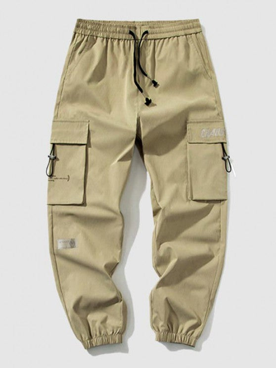 Stripe Print Shirt With Cargo Pants Set - Grafton Collection