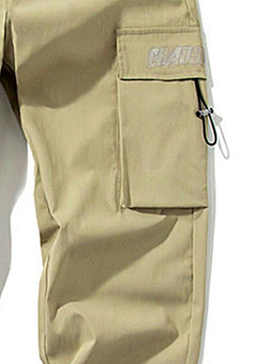 Stripe Print Shirt With Cargo Pants Set - Grafton Collection