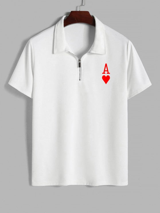 Card A Printed T Shirt And Shorts Set - Grafton Collection