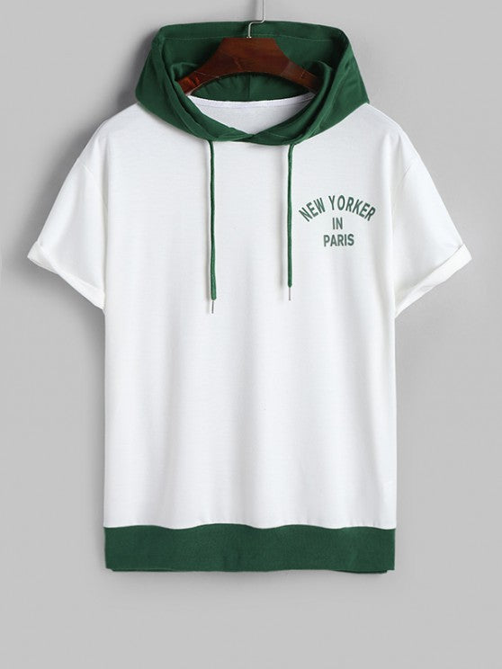 Patterned Hooded Tee And Cargo Pants - Grafton Collection