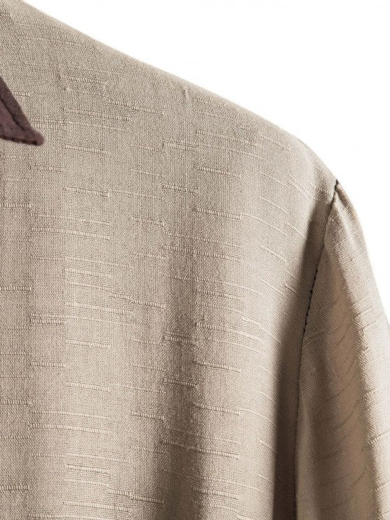 Two Tone Shirt And Cargo Pants Set - Grafton Collection