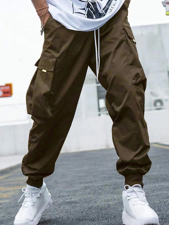 Two Tone Shirt And Cargo Pants Set - Grafton Collection