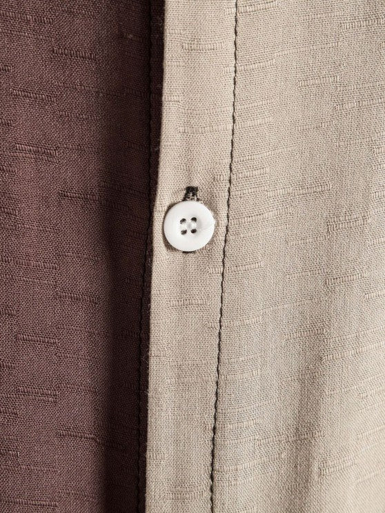 Two Tone Shirt And Cargo Pants Set - Grafton Collection