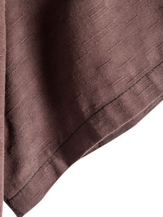 Two Tone Shirt And Cargo Pants Set - Grafton Collection