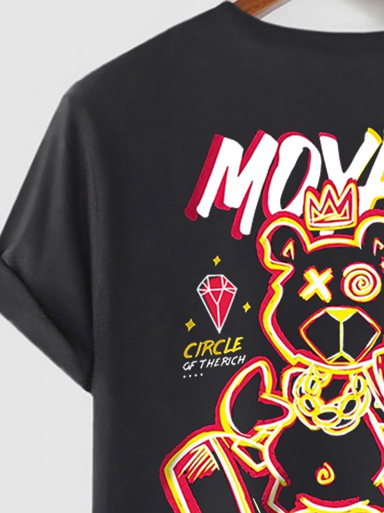 Bear Pocket T-Shirt And Sweat Shorts - Grafton Collection