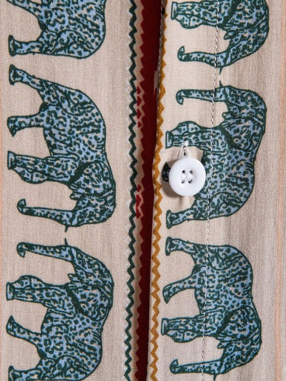 Ethnic Style Shirt With Casual Shorts Set - Grafton Collection