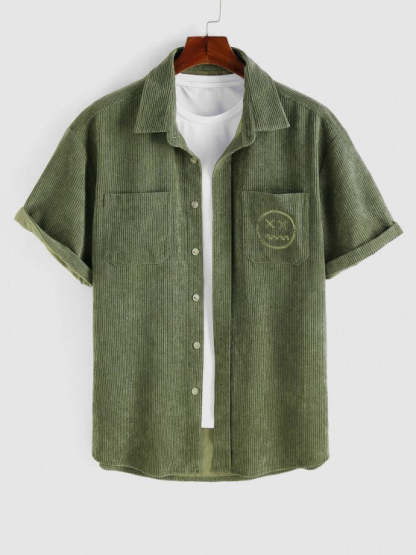 Embroidered Shirt And Cargo Pants Set - Grafton Collection