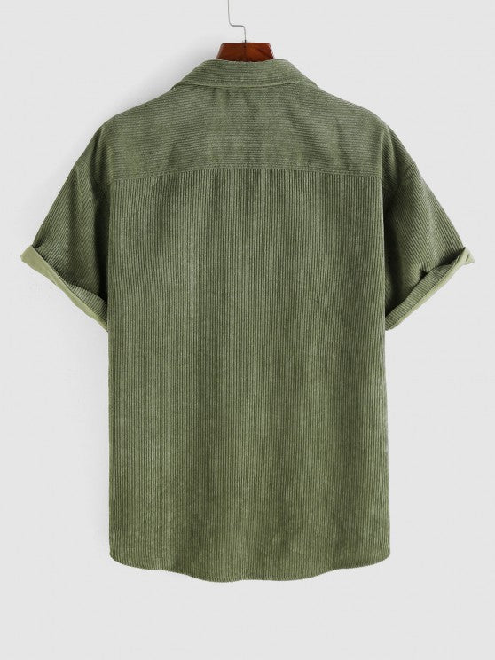 Embroidered Shirt And Cargo Pants Set - Grafton Collection