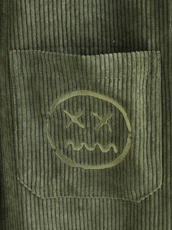 Embroidered Shirt And Cargo Pants Set - Grafton Collection