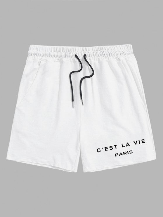 Two Tone Short Sleeves T Shirt And Shorts - Grafton Collection