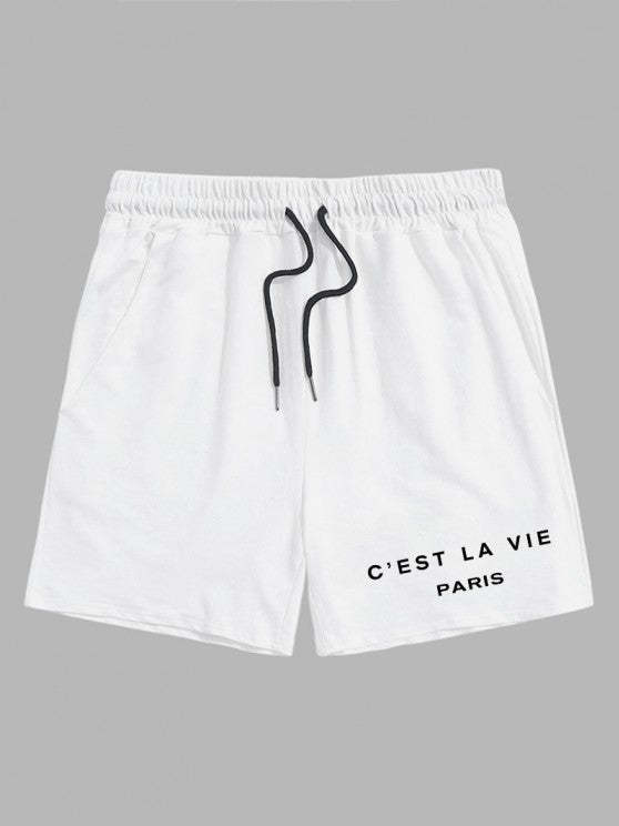 Two Tone Short Sleeves T Shirt And Shorts - Grafton Collection