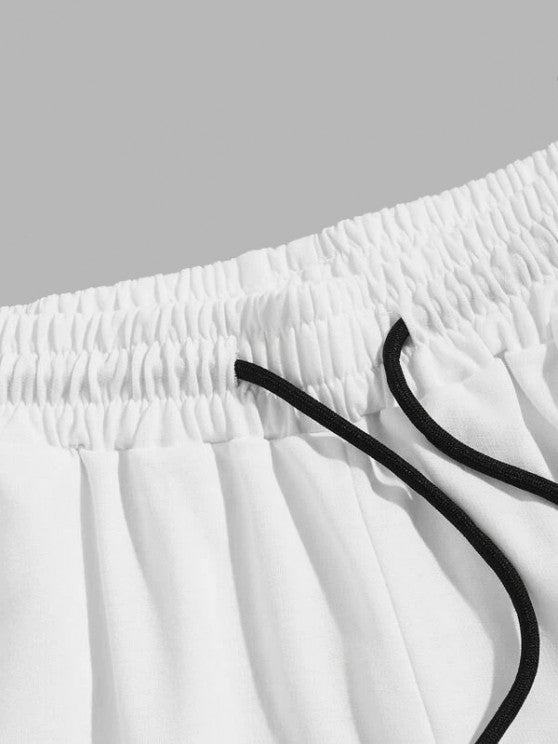 Casual Zip T Shirt And Shorts - Grafton Collection