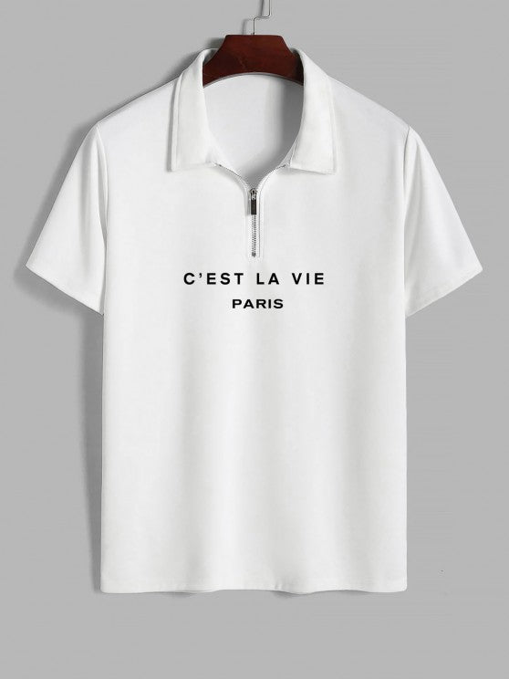 Half Zip T Shirt And Shorts Set - Grafton Collection
