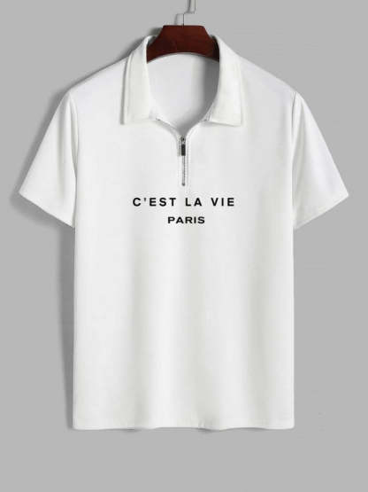 Half Zip T Shirt And Shorts Set - Grafton Collection