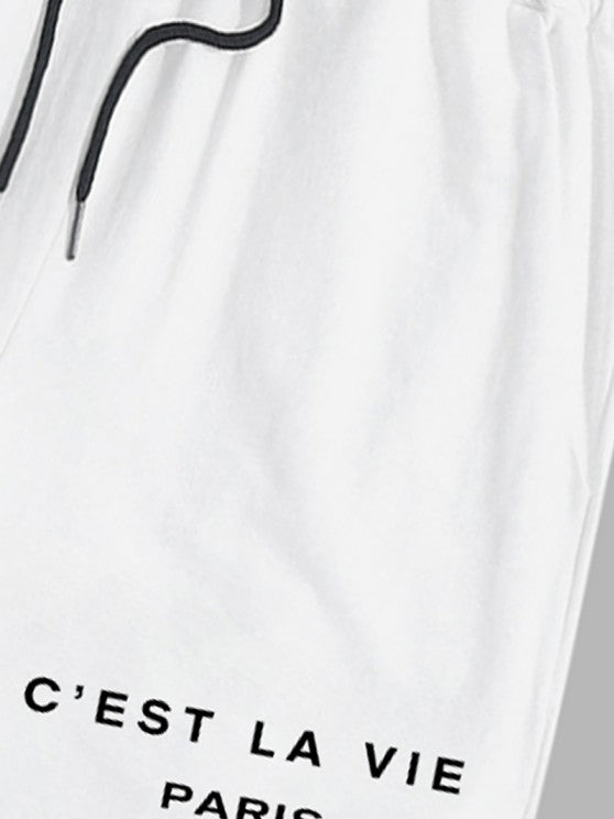 Two Tone Short Sleeves T Shirt And Shorts - Grafton Collection