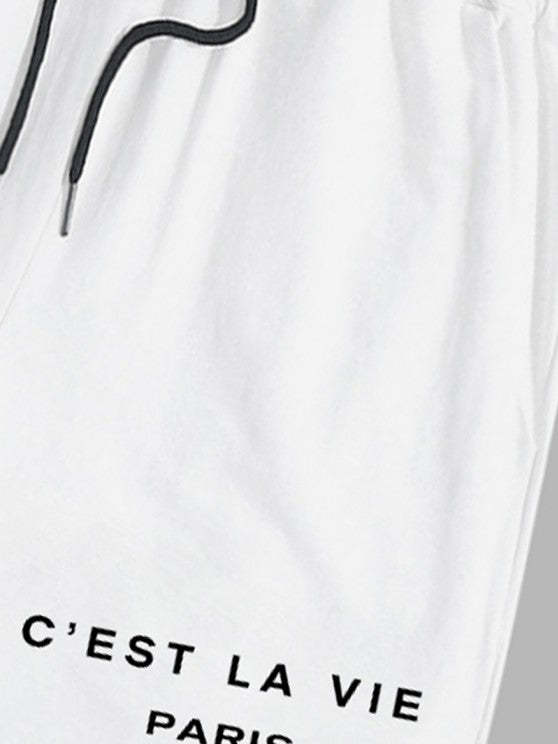 Two Tone Short Sleeves T Shirt And Shorts - Grafton Collection
