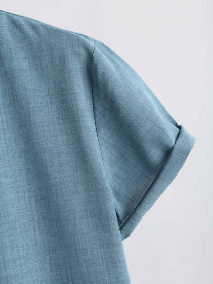 Short Sleeves T Shirt And Shorts Set - Grafton Collection