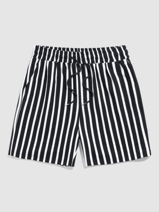 Striped T Shirt And Shorts Set - Grafton Collection