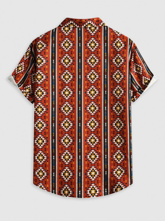 Short Sleeves Shirt And Cargo Pants - Grafton Collection