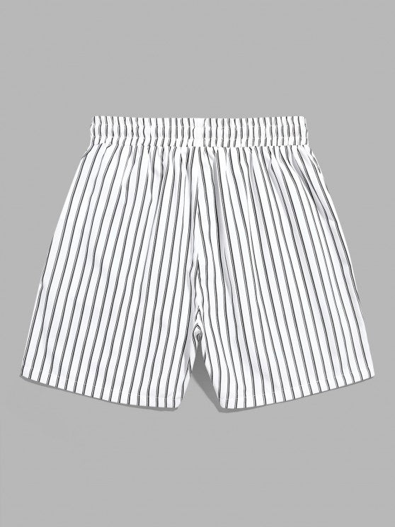 Printed Short Sleeves T Shirt And Shorts Set - Grafton Collection