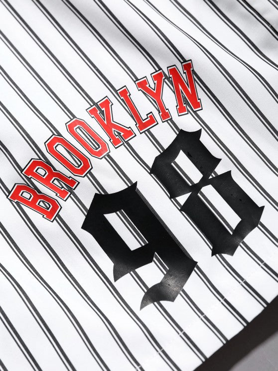 Printed Short Sleeves T Shirt And Shorts Set - Grafton Collection