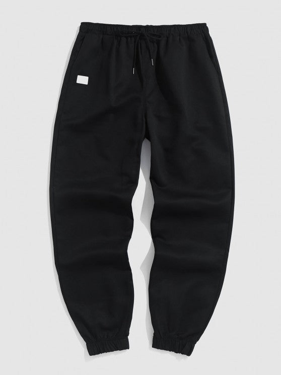 Leaf Plant Print Shirt And Drawstring Pants Set - Grafton Collection