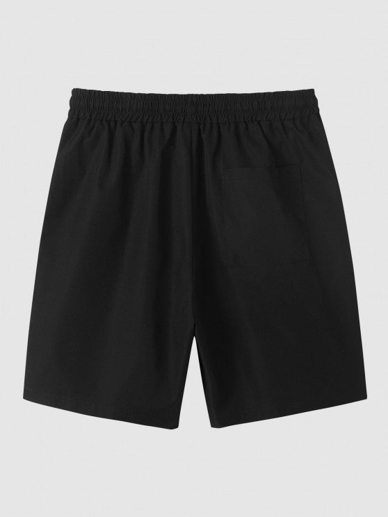 Shirt With Drawstring Shorts Two Piece Set - Grafton Collection