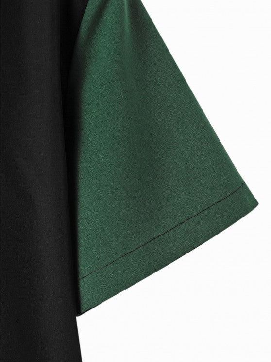 Shirt With Drawstring Shorts Two Piece Set - Grafton Collection