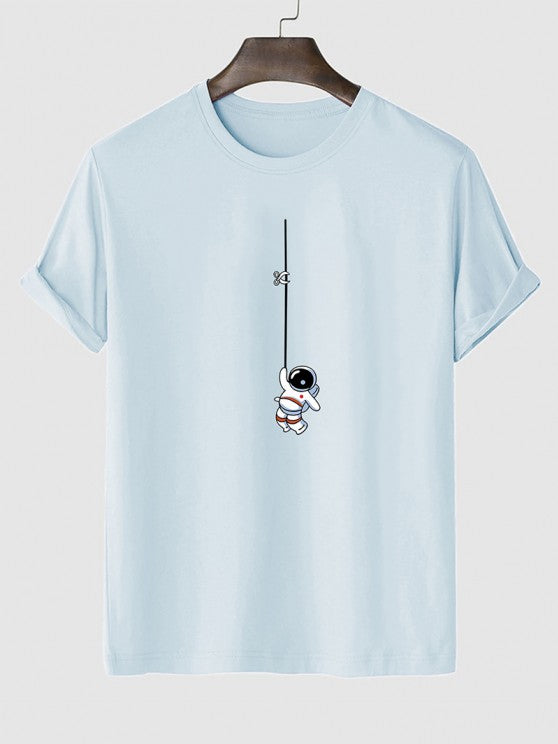 Galaxy Cartoon Graphic Pattern T Shirt - Grafton Collection