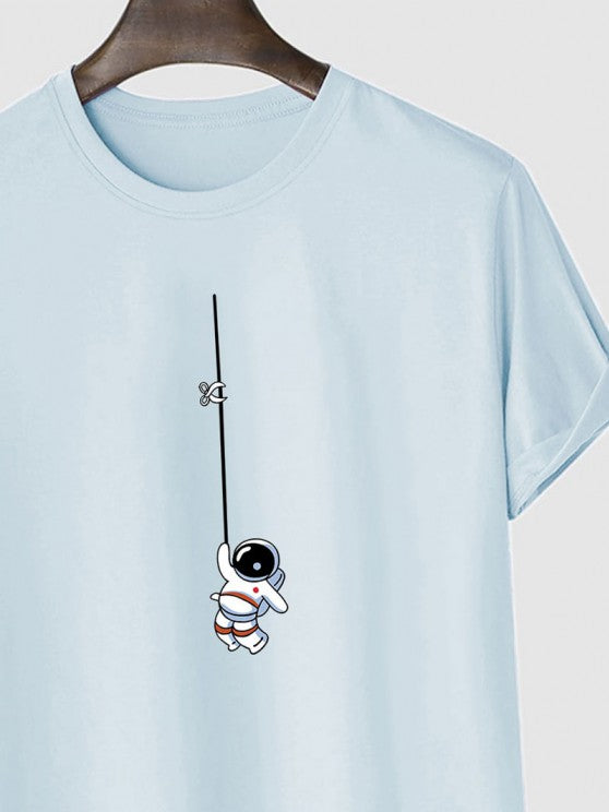 Galaxy Cartoon Graphic Pattern T Shirt - Grafton Collection