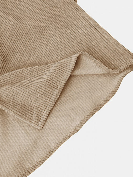 Corduroy Button Shirt And Shorts Set - Grafton Collection