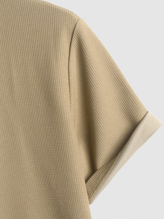 Label Design T Shirt And Shorts Set - Grafton Collection