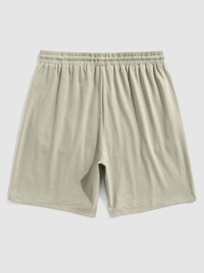 Braid Strap T Shirt With Casual Shorts Set - Grafton Collection