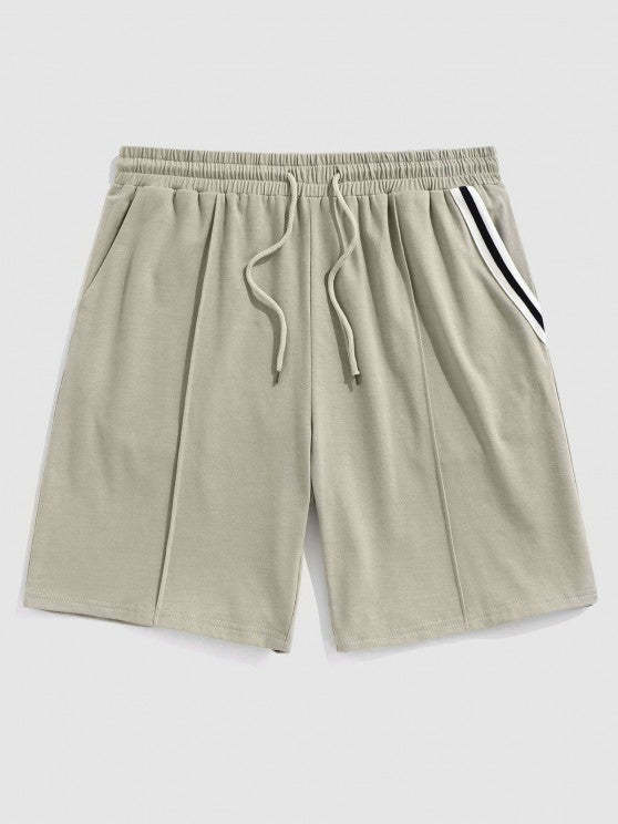 Braid Strap T Shirt With Casual Shorts Set - Grafton Collection