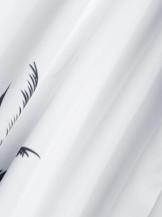 Coconut Tree Printed Shirt And Shorts - Grafton Collection