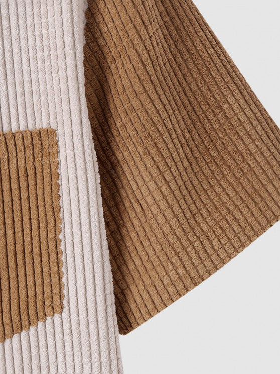 Front Pocket Corduroy Shirt And Shorts Set - Grafton Collection