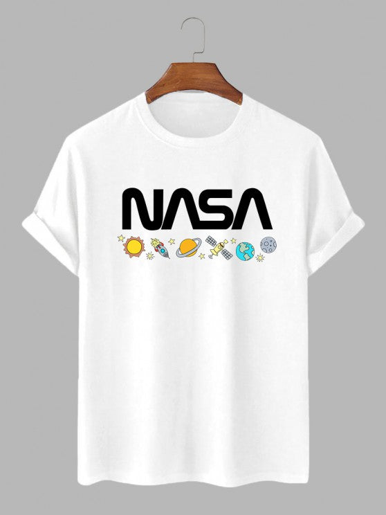 Galaxy Cartoon Graphic Pattern T Shirt - Grafton Collection