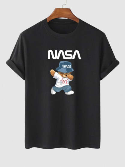 Dancing Cartoon Bear T Shirt And Shorts Set - Grafton Collection
