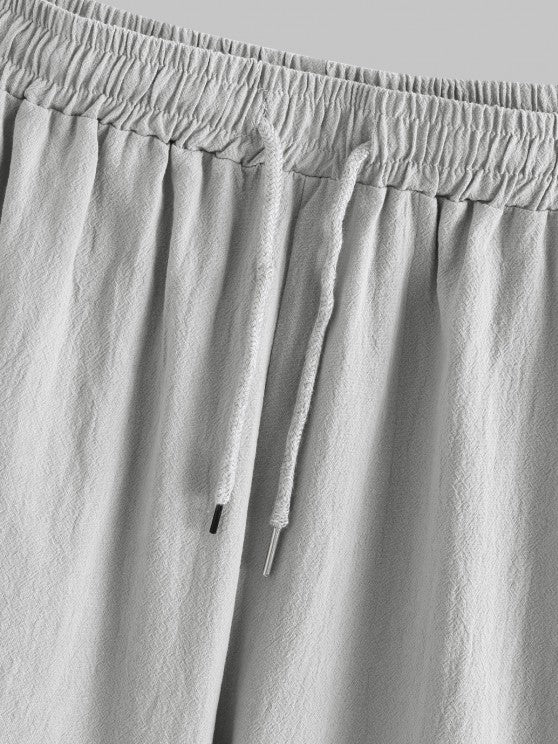 Pocket Drawstring Shorts Set - Grafton Collection