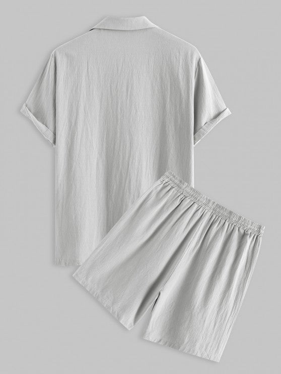 Pocket Drawstring Shorts Set - Grafton Collection