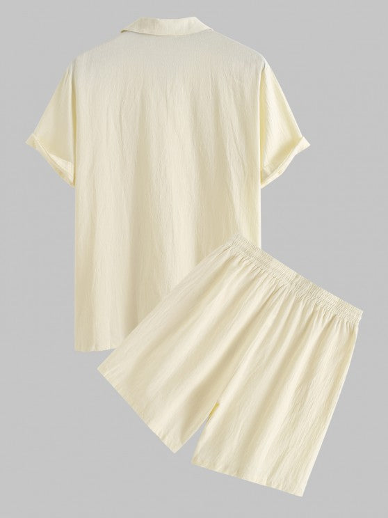 Pocket Drawstring Shorts Set - Grafton Collection